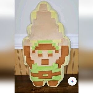 2017 Legend Of Zelda Triforce Pillow Plush 8 Bit Cushion Nintendo Link 17"